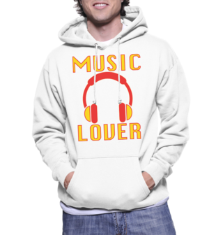 Hoodie music lover wit