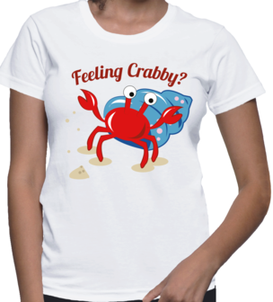 feeling crabby tshirt wit