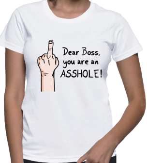 dear boss tshirt wit