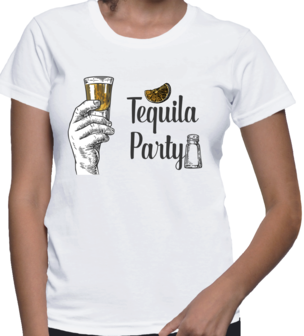 tequilla tshirt wit