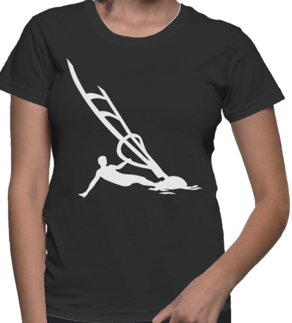 windsurf tshirt zwart