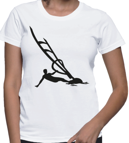 windsurf tshirt wit